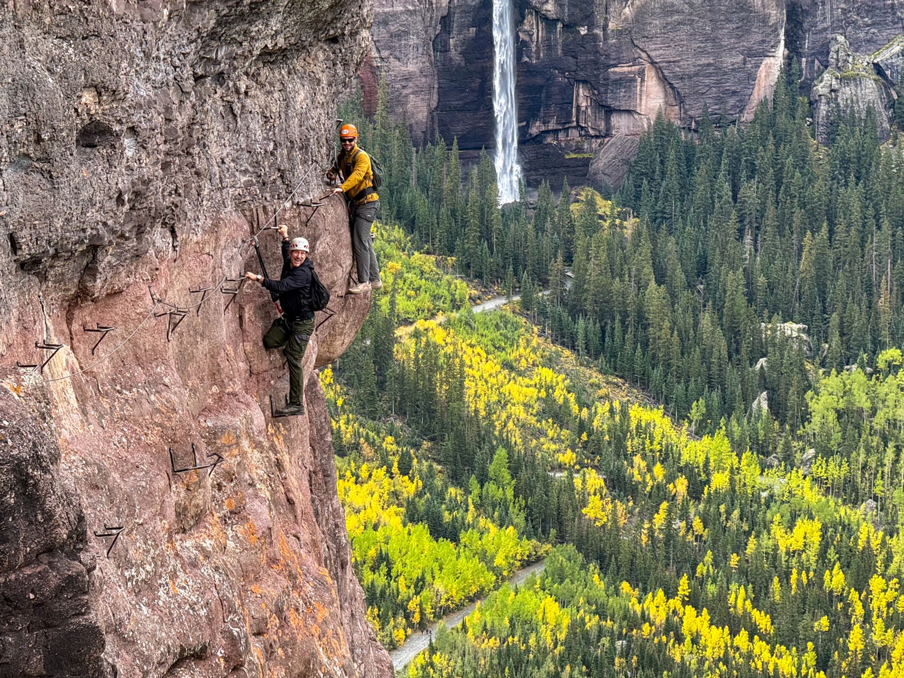 Via Ferrata — Seth and Ryan on the Main Event